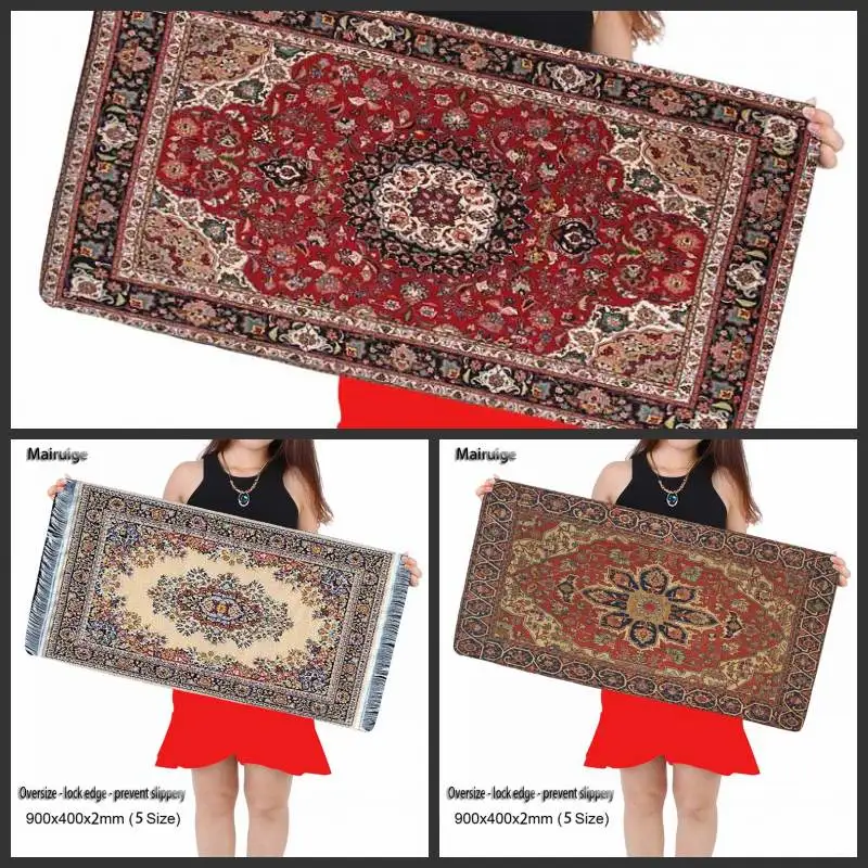 Mairuige brand Hot Persian Carpet Big Mouse Pad Laptop Home Office Keyboard Speed Controls The Edge Game Mouse Pad for csgo