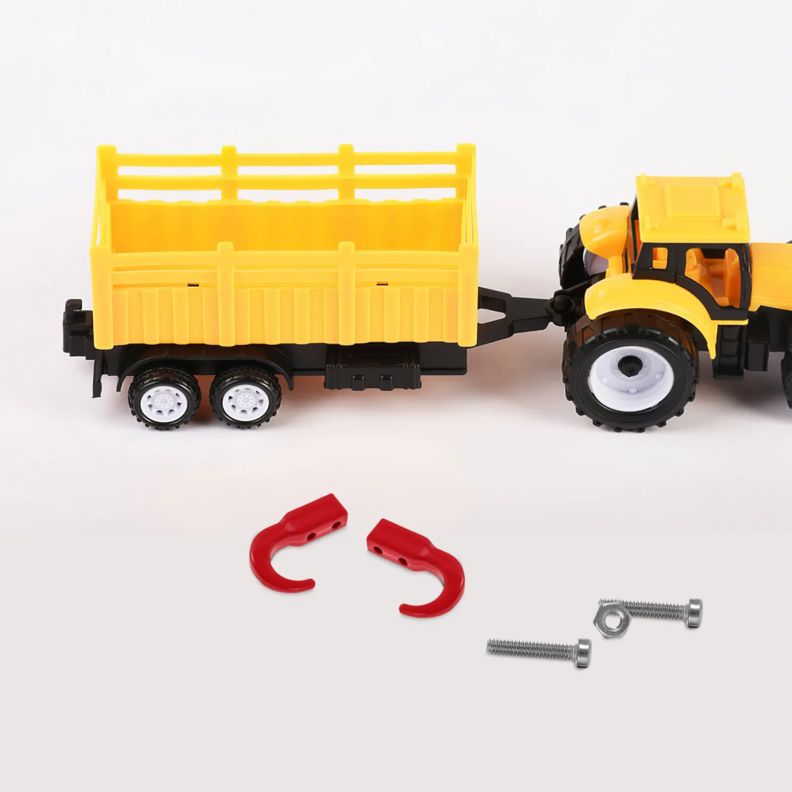 

4Pcs Wear-Resistant Aluminum Alloy Rc Tow Hooks for Crawler Cars Trailer Mounting Accessories Rc Climbing Car Parts Off-Road