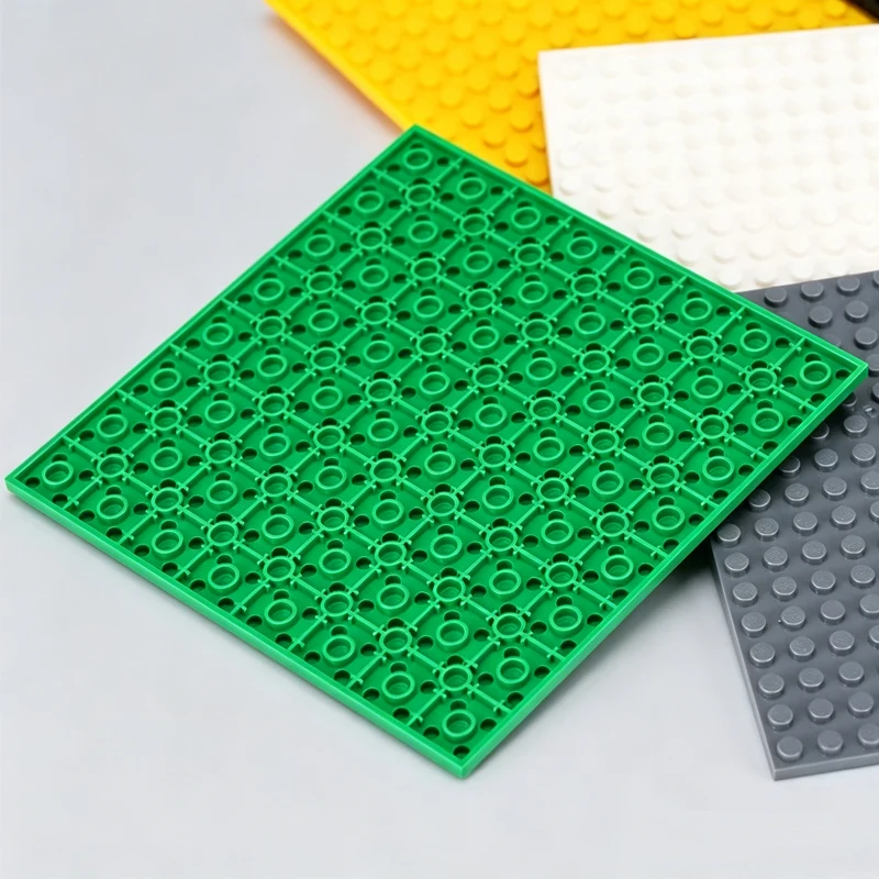 Double-sided 8x16 16x16 Dots Building Block Base Plate Compatible with Classic Standard Bricks DIY Construction Assembly Base