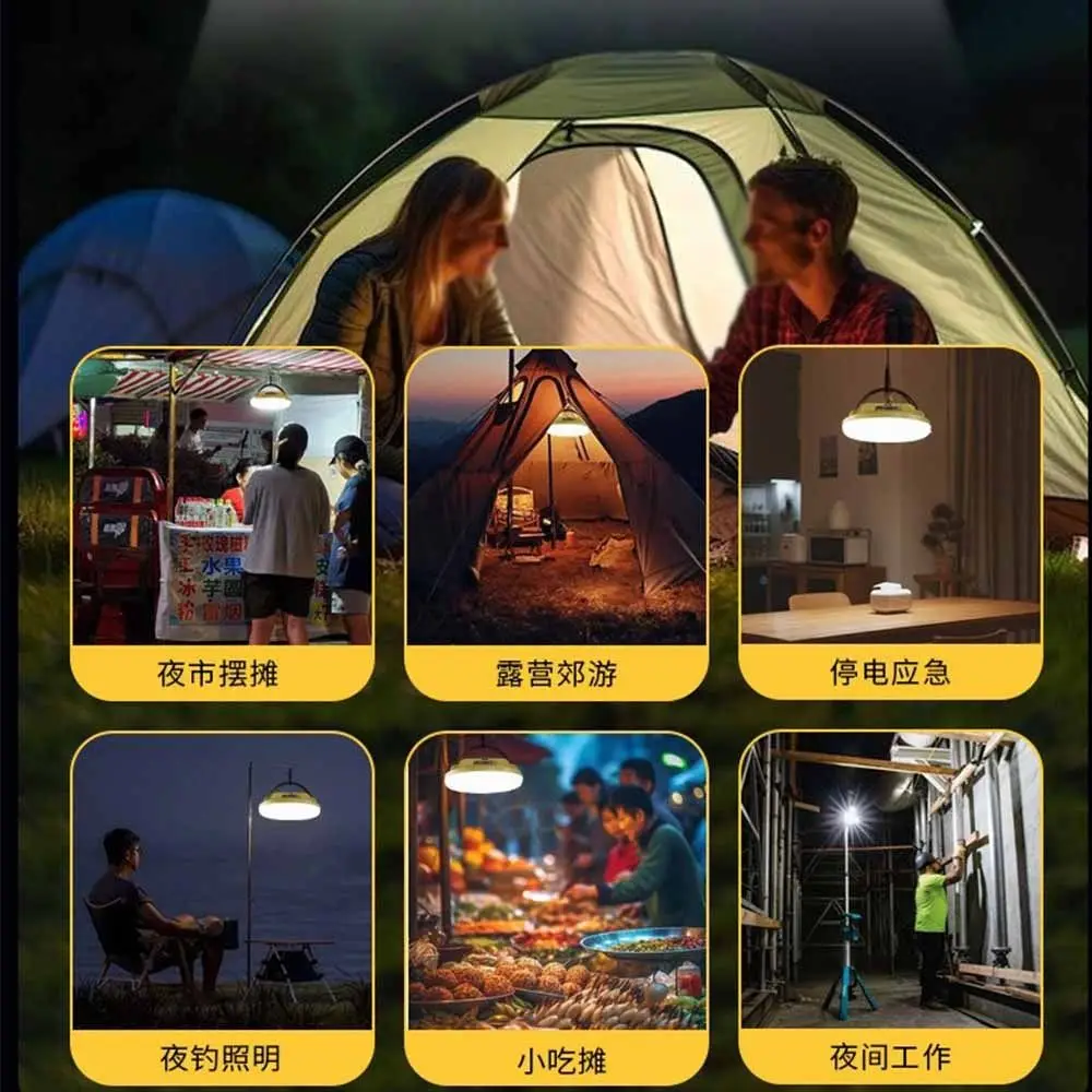 led光源-ソーラーledキャンプライト-充電式バッテリー-急速充電-吊り下げテントライト-ソーラー式