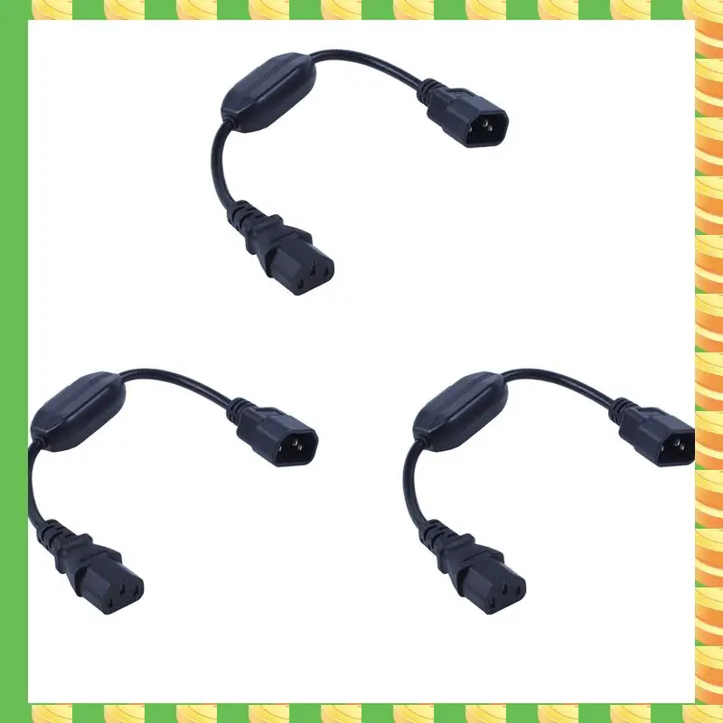 

Специальный кабель питания для ИБП AB53 3X, IEC 320 C14–C13 с переключателем включения/выключения, 30 см, черный