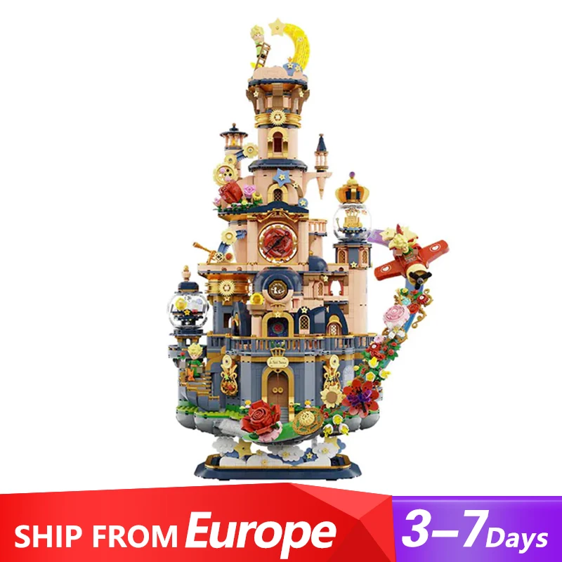 Creativo Esperto Pantasy 86326 Princekin Castello Stellato Modello 3302PCS Building Blocks Mattoni