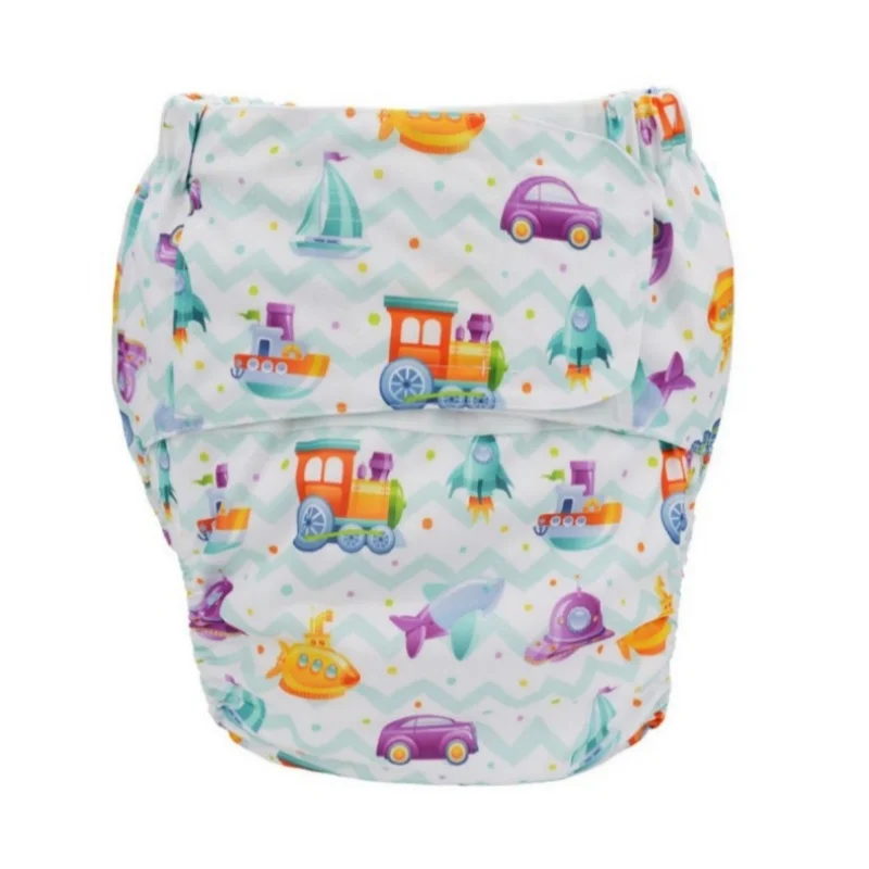 

[Sigzagor]XL Adult Cloth Diaper Nappy Urinary Incontinence Pocket Reusable Hook Loop ABDL Age Play 68 to 128 cm 26.7in to 50.4in