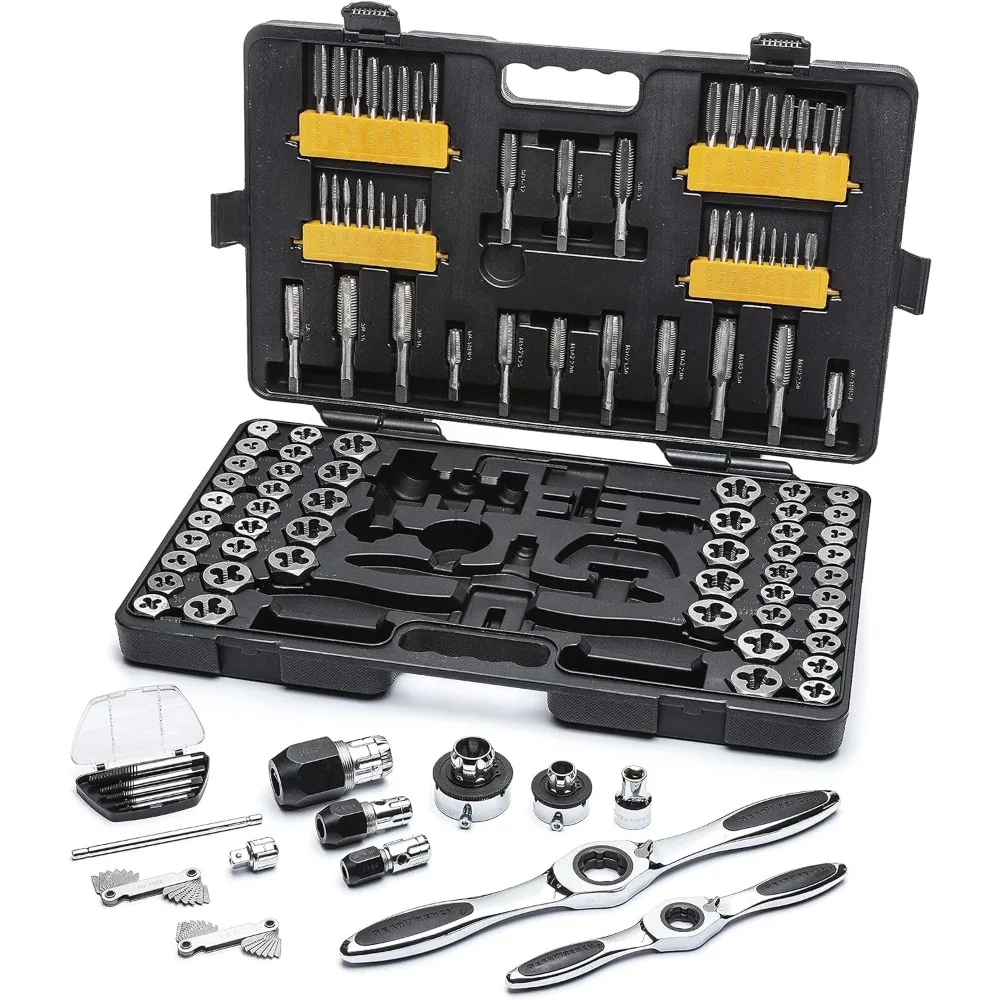 

114 Pc. SAE/Metric Ratcheting Tap and Die Set - 82812