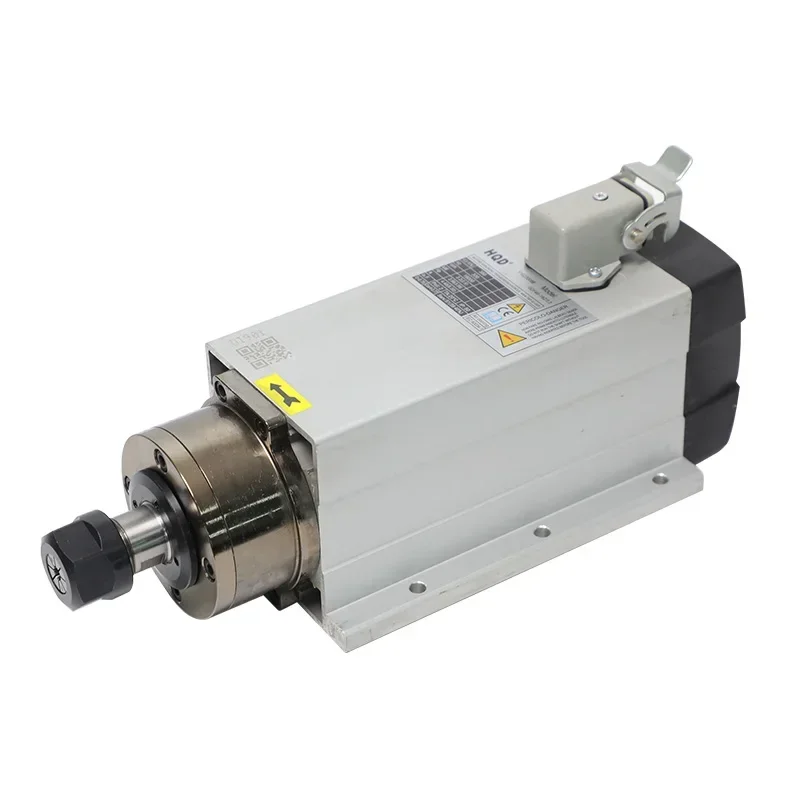 GDF46-18Z/2.2 ER20 High Quality Square 2.2KW Air Cooled Cnc Spindle Motor 220V 18000rpm