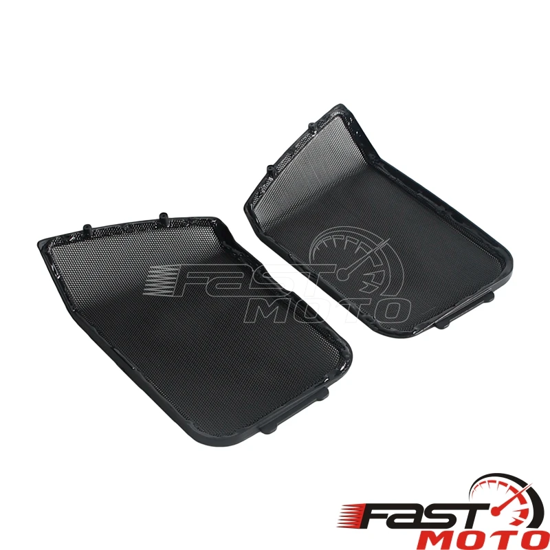 For Harley Touring CVO Road King FLHR FLHRI FLHRC FLHRCI FLHRS FLHRSI 1994-2013 6"x 9" Saddlebag Lid Lower Speaker Grills Cover
