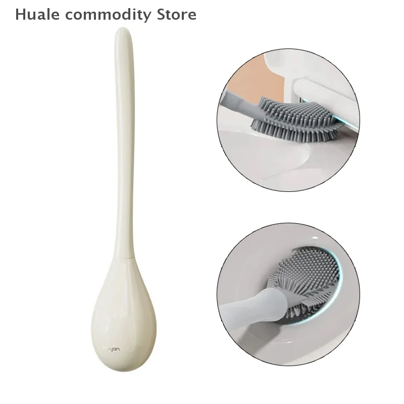 

Новая настенная бытовая щетка для унитаза без мертвого угла, длинная ручка, инструмент для чистки ванной комнаты с основанием для гигиенической чистки
