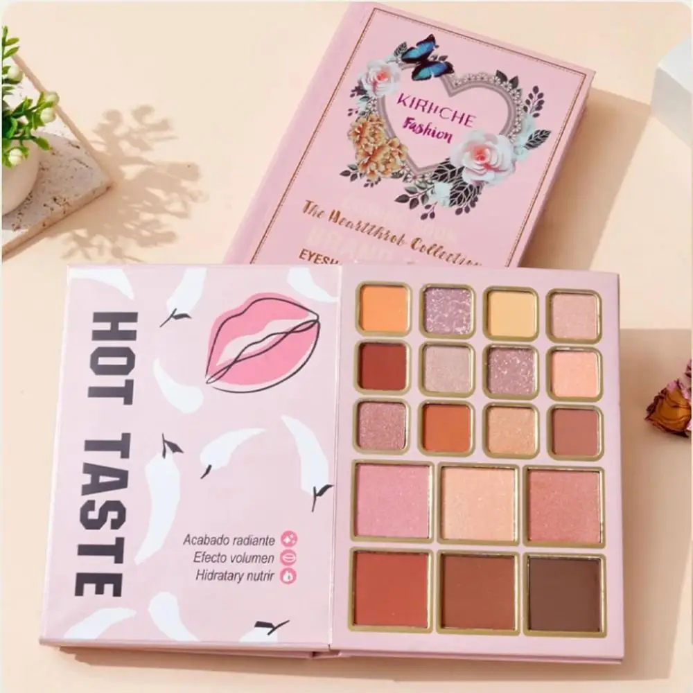 

Новая матовая палитра для макияжа, хайлайтер, тени для век, книга красоты, набор для макияжа, многофункциональная долговечная косметика для лица и глаз