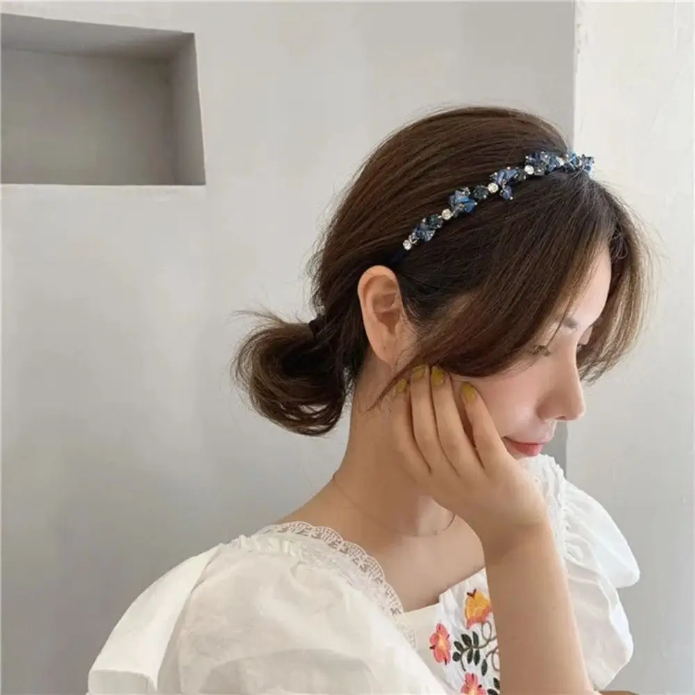 Fashion Crystal Rhinestone Hair Band for Women Hairband Elegant Headband Hair Hoop