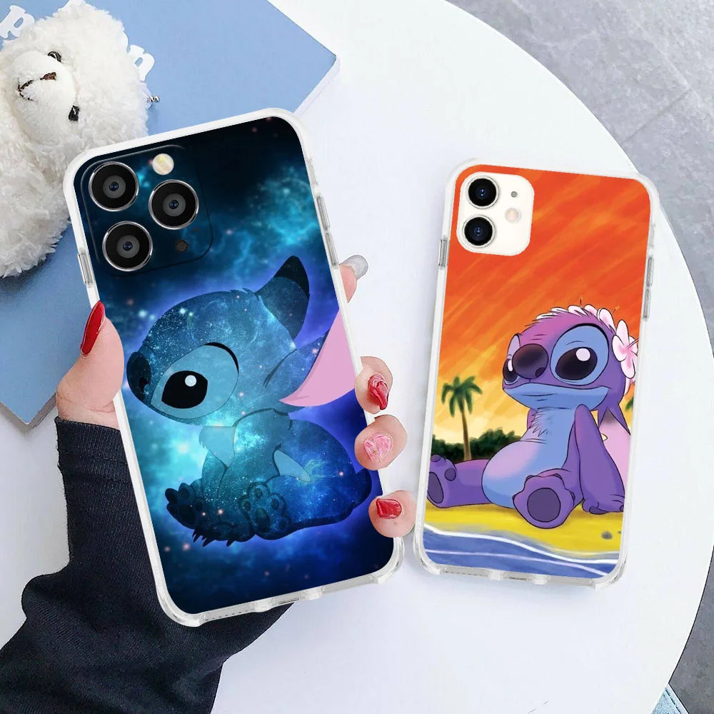 AK-18 Fondo Lilo Stitch Soft Case for Moto G5 G5s G6 E5 G7 G8 G9 Plus Play Power