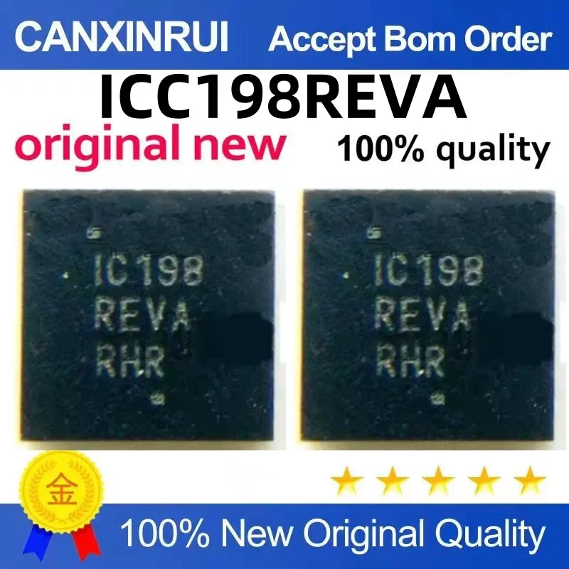 

ICC198REVA IC198REVA QFN12 Pin SMD Dual-track magnetic card decoding chip Welcome to consult