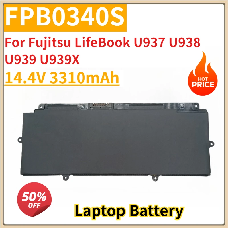 

Новый сменный аккумулятор для ноутбука FPB0340S 14,4 В 3310 мАч для Fujitsu LifeBook U937 U938 U939 U939X