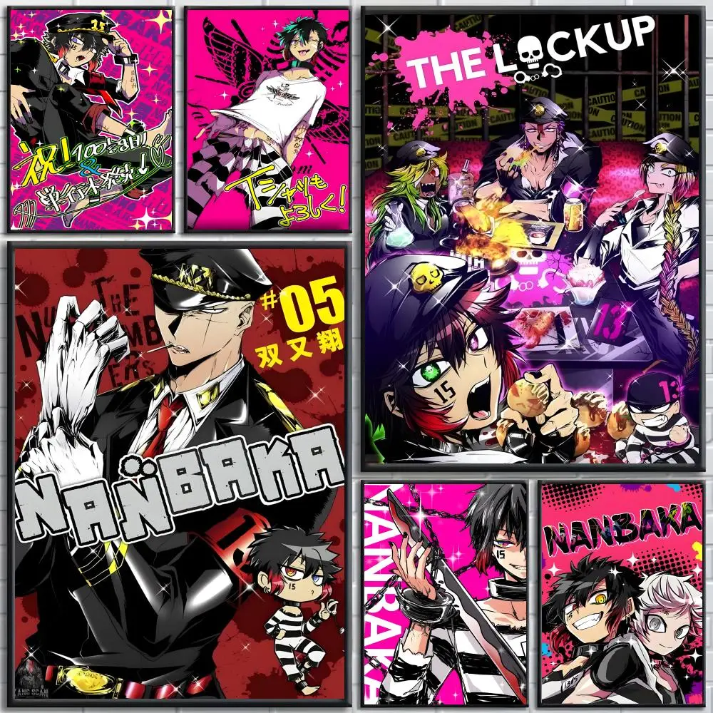 ANIME N-Nanbaka Poster High-definition posters, wall art for living room and home decor.