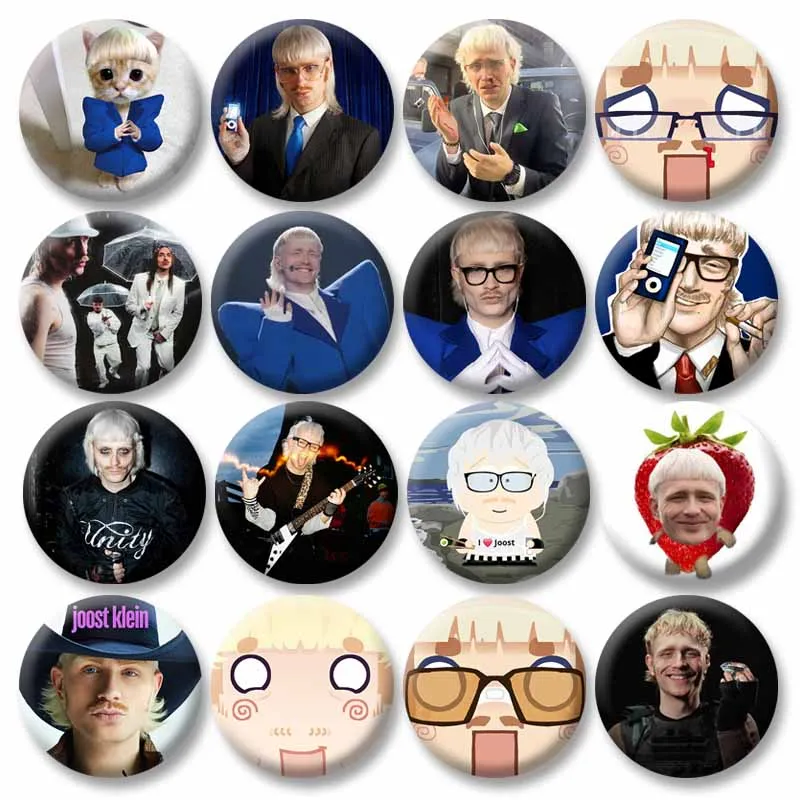 Pin's à boutons Unity de Joost Klein, chanteur pop, badge amusant de couverture d'album, broche créative à pression, accessoires pour sac à dos, chapeau, bijoux, cadeaux