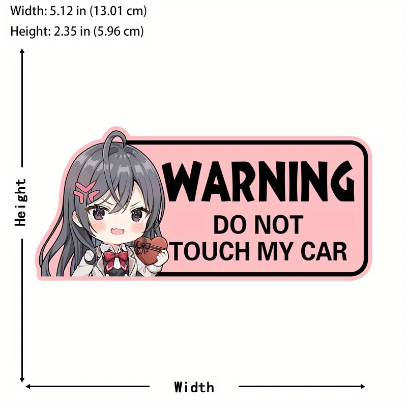 

1PC "Humorous Anime Tool Sticker, Vinyl Decal for Crafts, Tools, Gadgets – Stand Out with This Anime-Themed Funny Design"