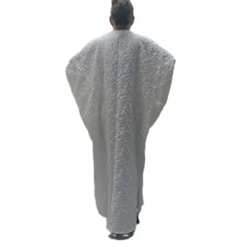 أفريقيا الملابس فساتين حفلات الزفاف الأفريقية للنساء 2024 الربيع الصيف الأفريقي نصف كم الخامس الرقبة حجم كبير فستان طويل العباءات