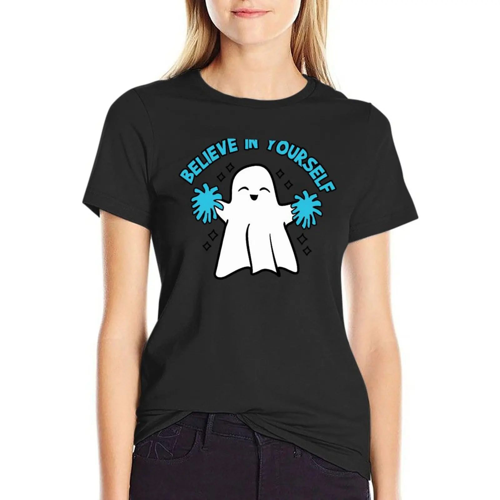 

Do you believe in ghosts T-Shirt plus sizes quick-drying anime customizeds Woman fashion