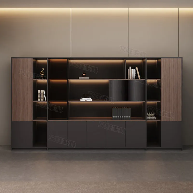 CX wooden data, storage, against the wall, filing cabinet floor-to-ceiling cabinet with lock