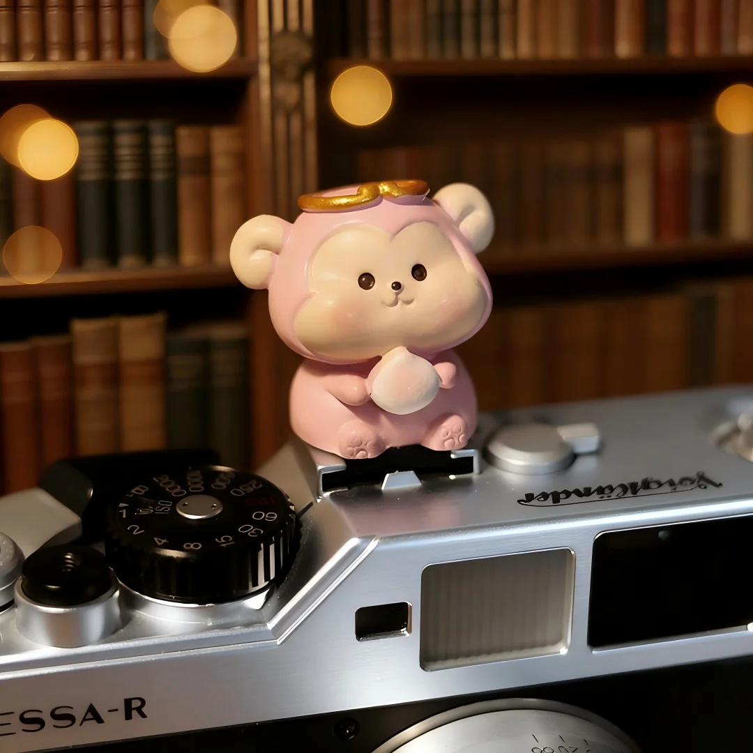 Cute The 12 Chinese Zodiac Animals kept for payment Series Hot Shoe Cover for Leica Q2 Fuji X100V X-T5 Sony ZV-1 Canon EOS R5 Ni view 6
