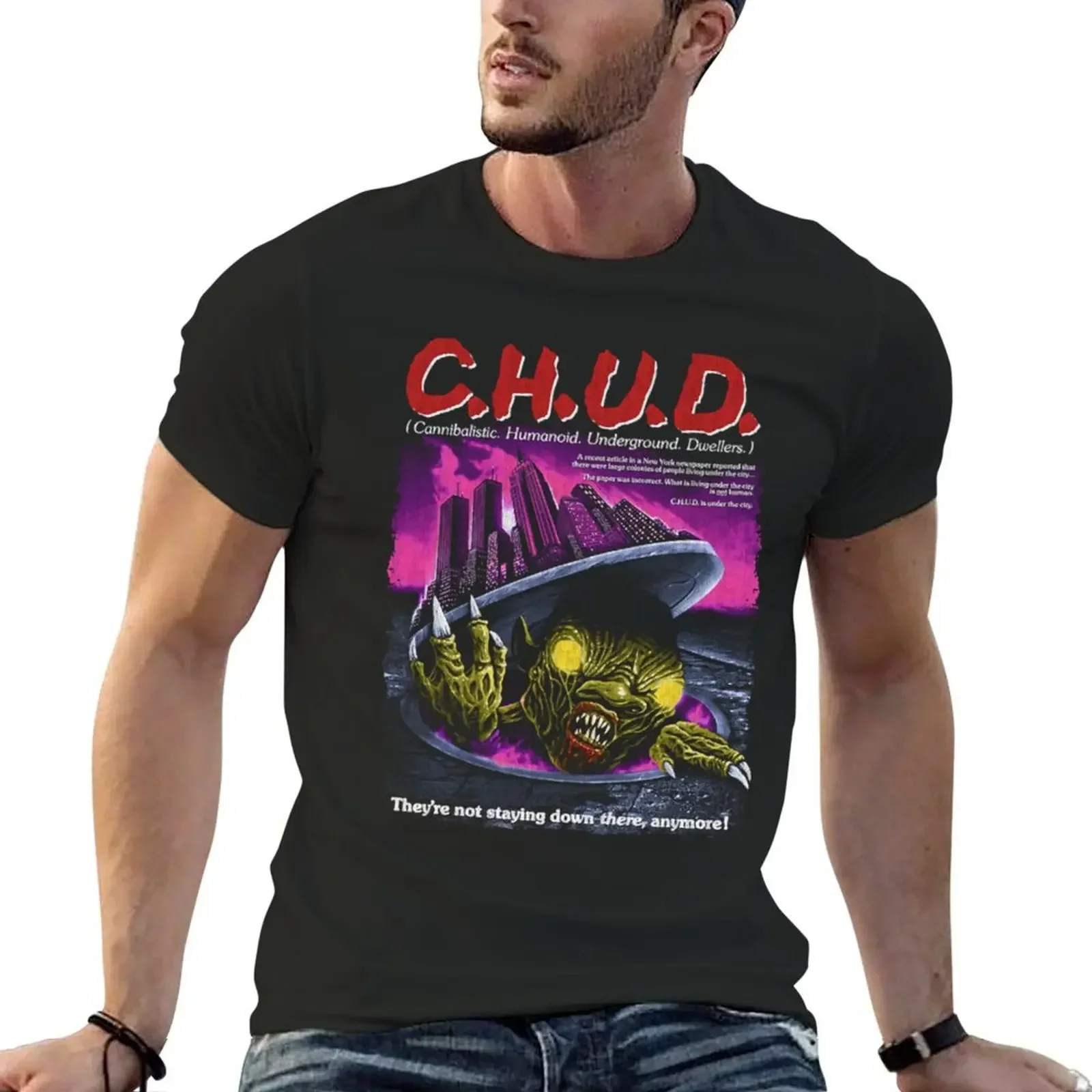 Chúd, Horror Clássic, 80 moviés (1) T-Shirt sports fans vintage anime shirt Men's t-shirts