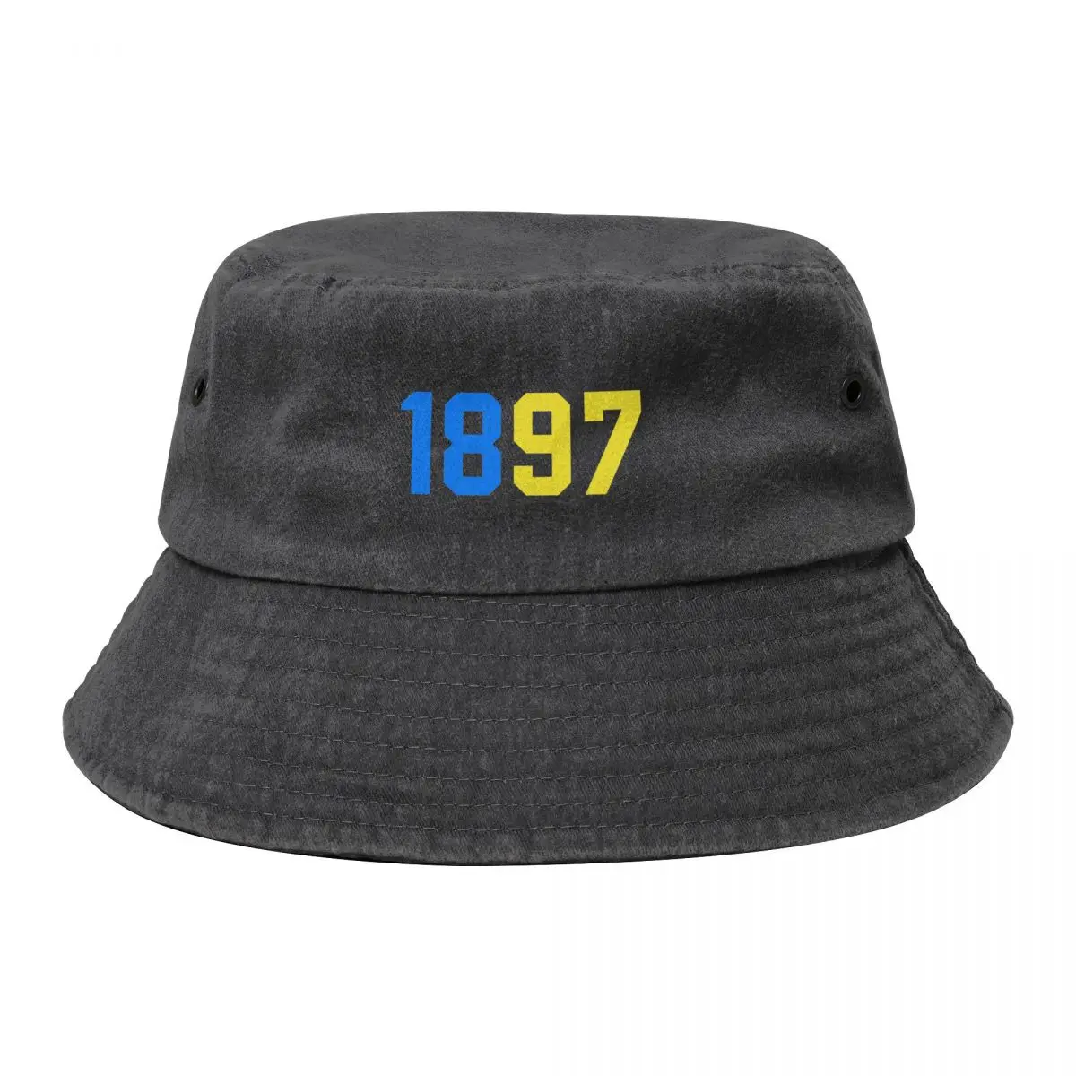 1897 Union SG Blue Yellow Bucket Hat Fishing cap Sports Cap Luxury Woman Men's