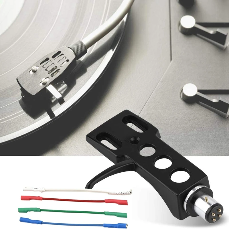 Plattenspieler Phonograph Blei Headshell Stereo Patrone Plattenspieler Headshell Drähte 4Pcs für Plattenspieler Ersatz