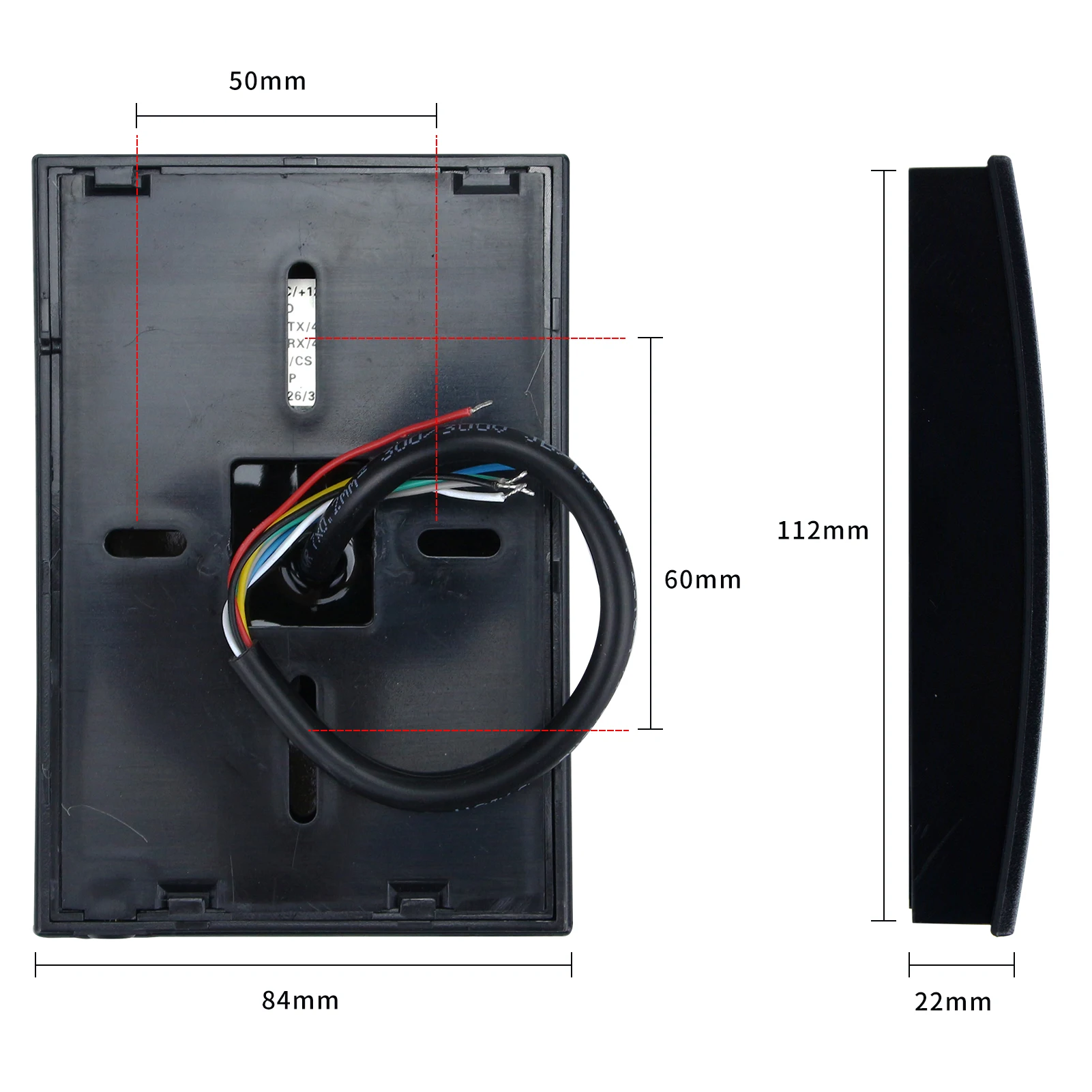 Waterproof 125Khz EMID RFID Card Reader for Door Access Control, Wiegand26/34, RS232, RS485 Format, NFC Access Card Reader