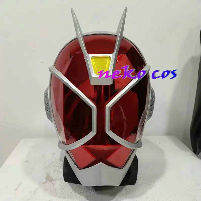 

sale nekocos Rider Wizard Flame Style resin Helmet mask Cosplay costume Custome size Props Toy Gift Halloween Role Play