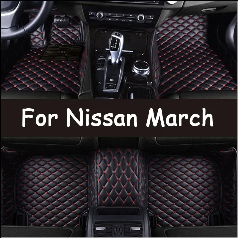 

Car Floor Mats For Nissan March 2019 2018 2017 2016 2015 2014 2013 2012 2011 2010 Auto Accessories Waterproof Decor Carpets