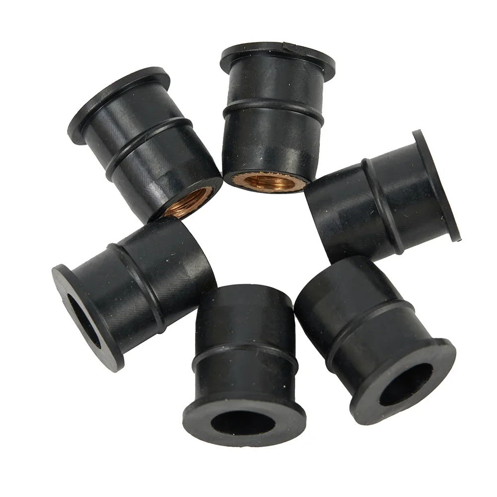 

M6 Rubber Nut Nuts Reliable Tool Portable Replaces 10PCS / KIT Damper Panel M6 Accessories Neoprene Replacement