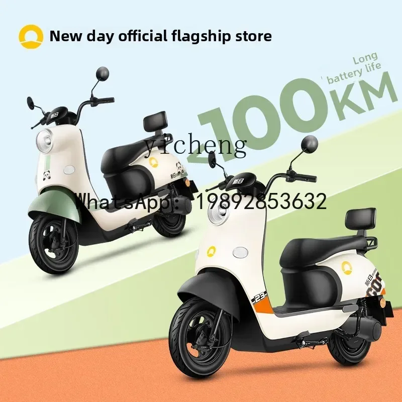 AB  Electric Vehicle 60V Women's Adult Commuter Battery Car Turtle King Electric Moped