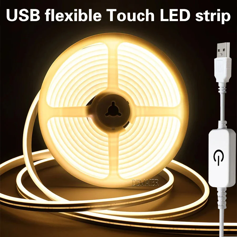 

Dimmerable LED Strip DC 5V USB led streifen licht Scanning induction White/Warm White tv hintergrund beleuchtung band home decor