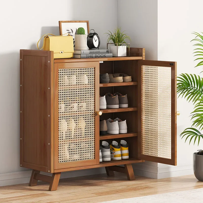 

Modern Shoe cabinet, shoe rack household, simple indoor storage artifact, space-saving entry, and dust-proof dormitory.