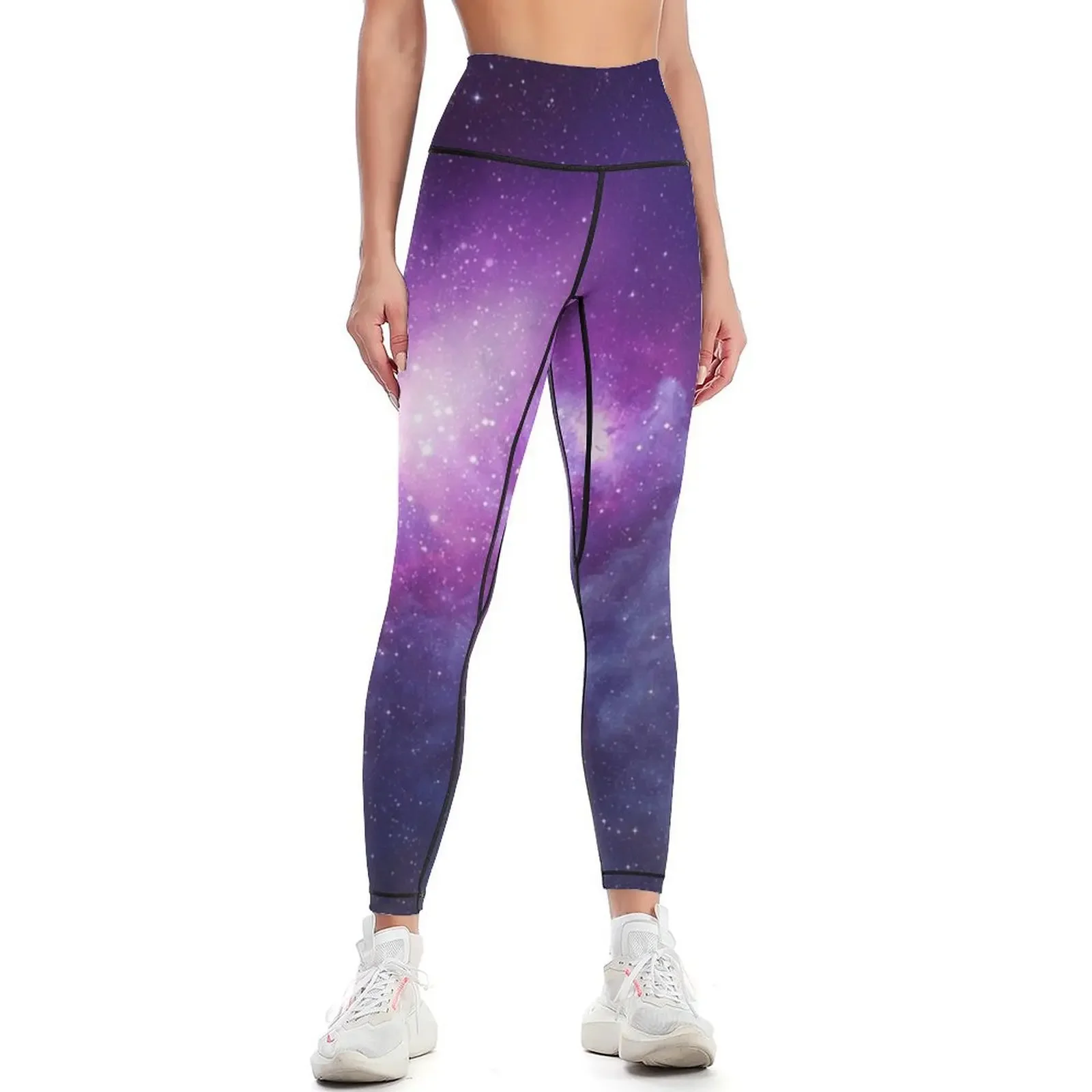 

Purple Galaxy Leggings gym's clothing Sports pants woman leggins push up woman legging pants raises butt Womens Leggings
