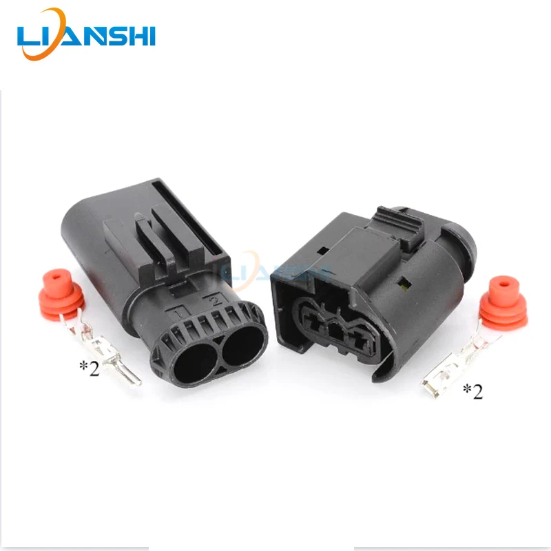 1set 2pin 7514237-02/50290060 Applicable to AMK/ Audi air pump power supply drying tank wiring harness plug DJ7026H-3.5-21