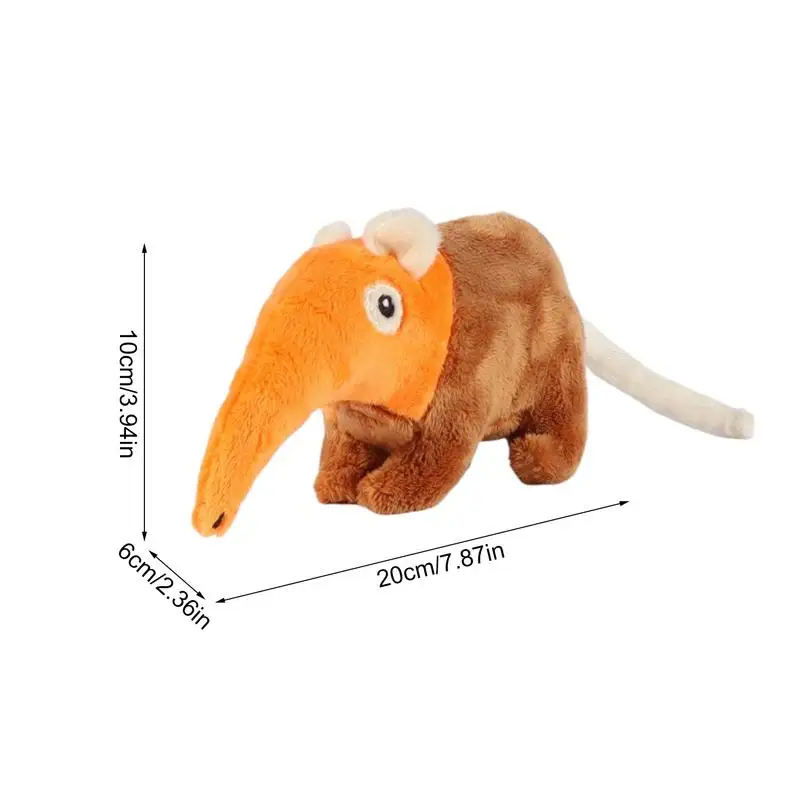 ตุ๊กตา Anteater ตุ๊กตาของเล่นตุ๊กตาสัตว์ Anteater Plushies ของเล่น Anteater ตุ๊กตา Plush Soft Plushies Anteater ของเล่นสําหรับเด็กวัยหัดเดินเด็ก