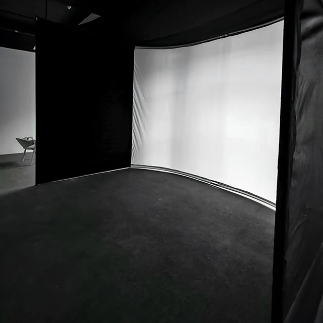 custom Indoor Golf  Luxury Golf  Curved Impact Screen Simulator Enclosure Kits with Durable Golf 3D Impact Screen