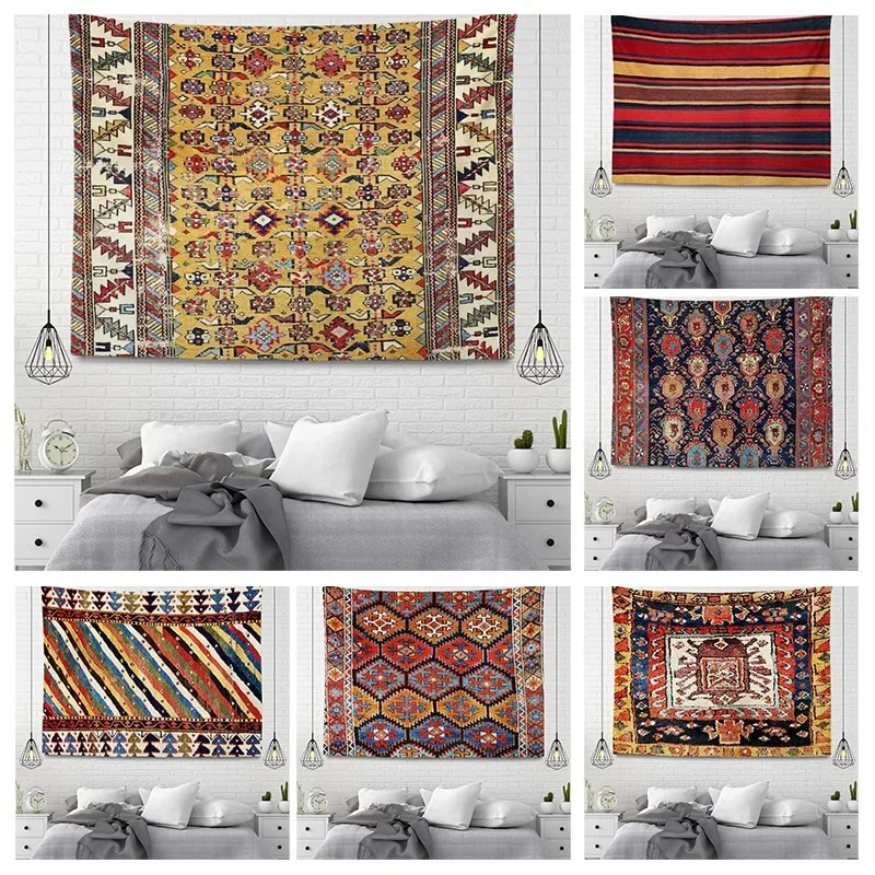 

Boho Wall Tapestry Autumn Mandala Home Decor Vintage Moroccan Dorm Bedroom Wall Hanging