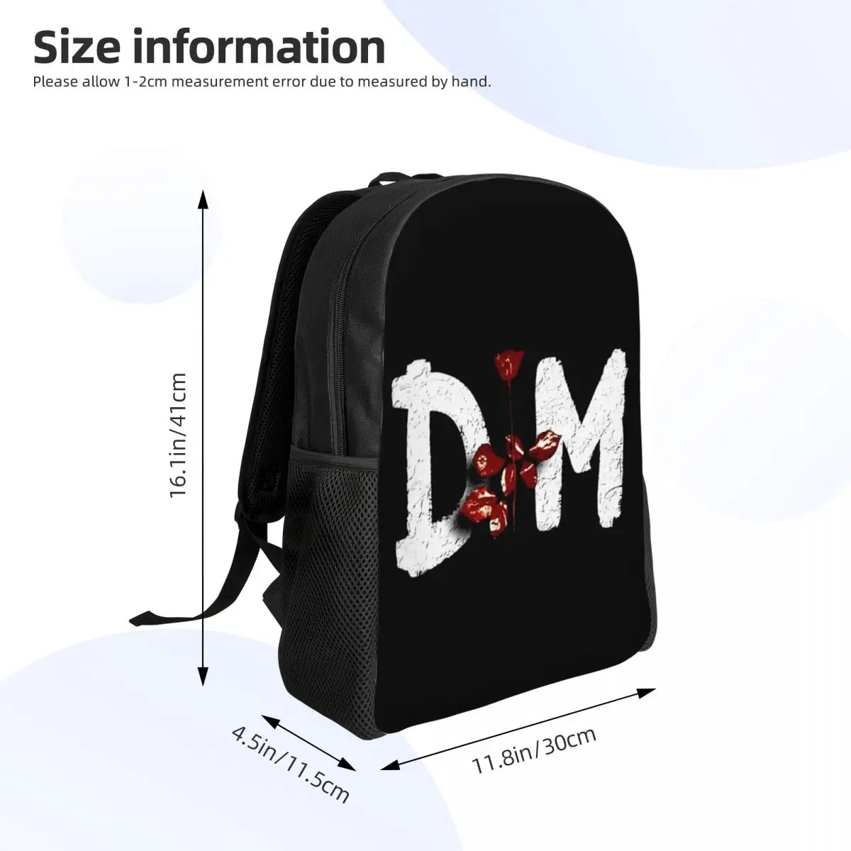 Best Of Flower Mode zaini per uomo donna College School Student Bookbag adatto a borse per Laptop da 15 pollici Depeche Cool Mode