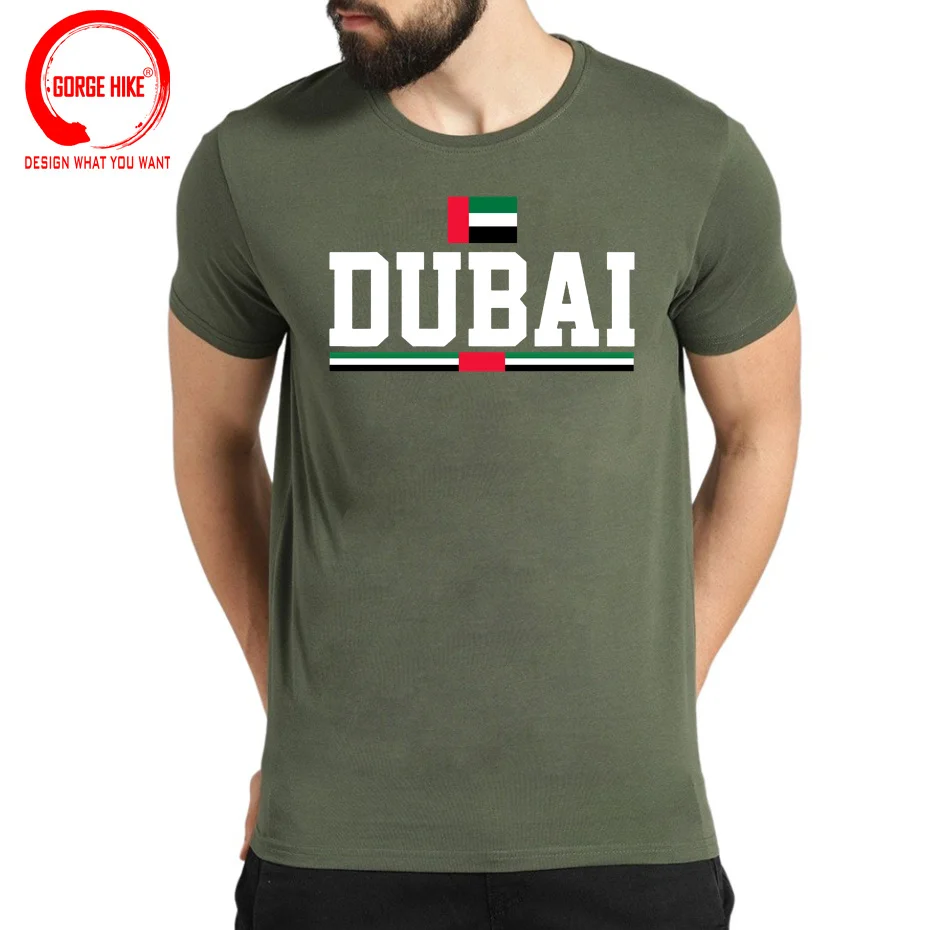 Funny Dubai T Shirts Graphic Cotton Streetwear Short Sleeve Birthday Gifts Summer T-shirt The United Arab Emirates Flag Clothing