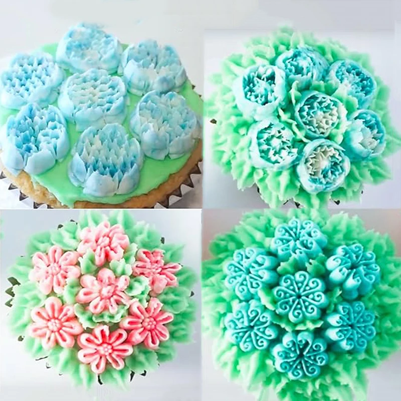 27 ชิ้น/เซ็ตรัสเซีย Frosting Piping หัวฉีด Pastry Cream Tip หัวฉีดสแตนเลสครีมเค้ก Tip Piping Bag ชุดเบเกอรี่เค้กเครื่องมือ