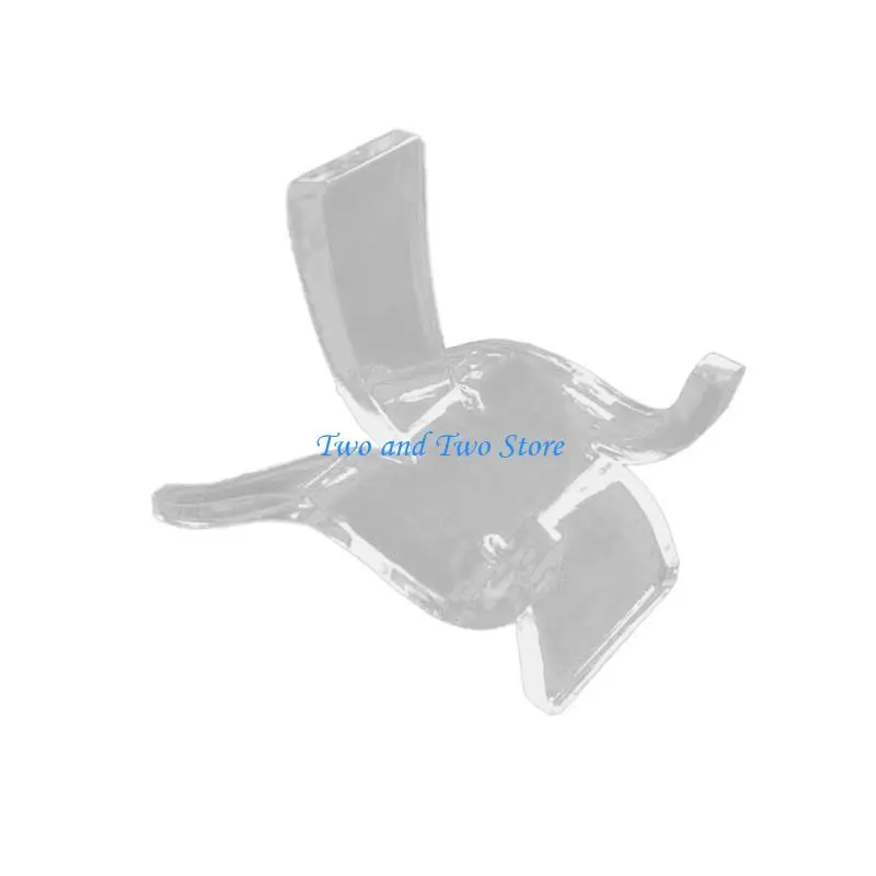 HX6F Acrylic Crystal Display Stand 10pcs/set Clear Storage Holder Bracket Rack