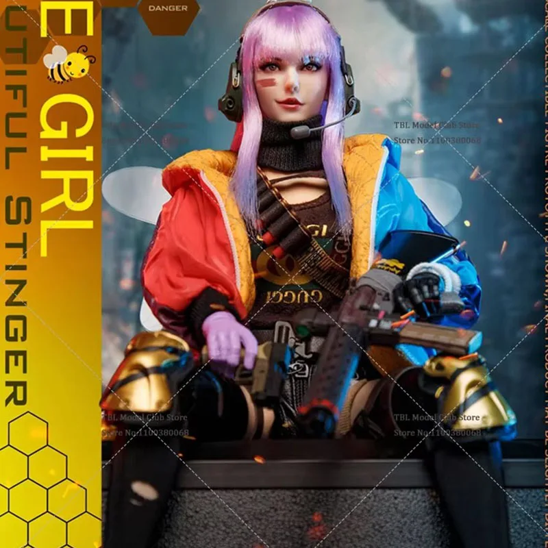 

In Stock GDTOYS GD97003 1/ 6 Scale Collectible Doomsday Bee Girl Patchwork Hoodie Clothes Full Set 12inch Action Figure Model