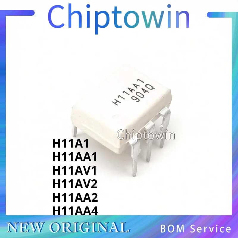 5/50/500 pcs H11A1 H11AA1 H11AV1 H11AV2 H11AA4 H11AA2 DIP-6 Optocoupler Original In Stock W7