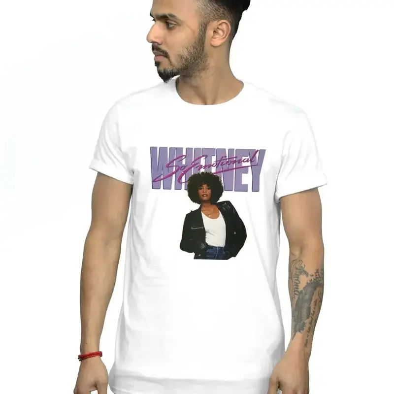 Whitney Houston Men's So Emotional Album Cover T-Shirt
