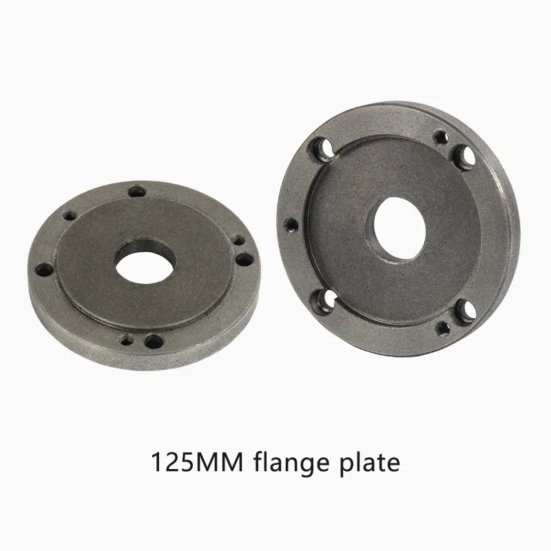 Lathe accessories 125mm four jaw adapter plate C-type CNC lathe WM210V BV20-1 BVB25 lathe spindle chuck