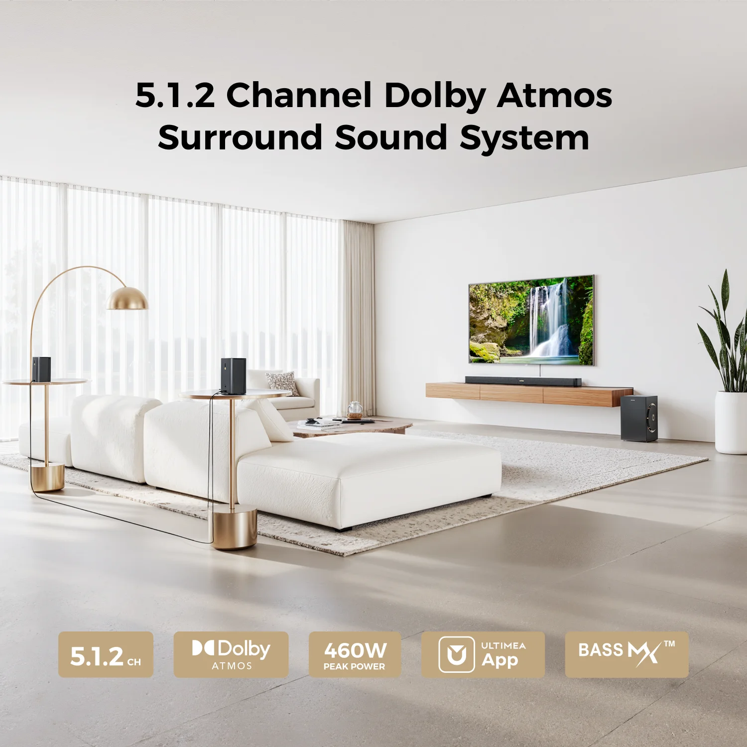 Système audio ULTIMEA 5.1.2 ca - Home Cinema Dolby Atmos avis et prix
