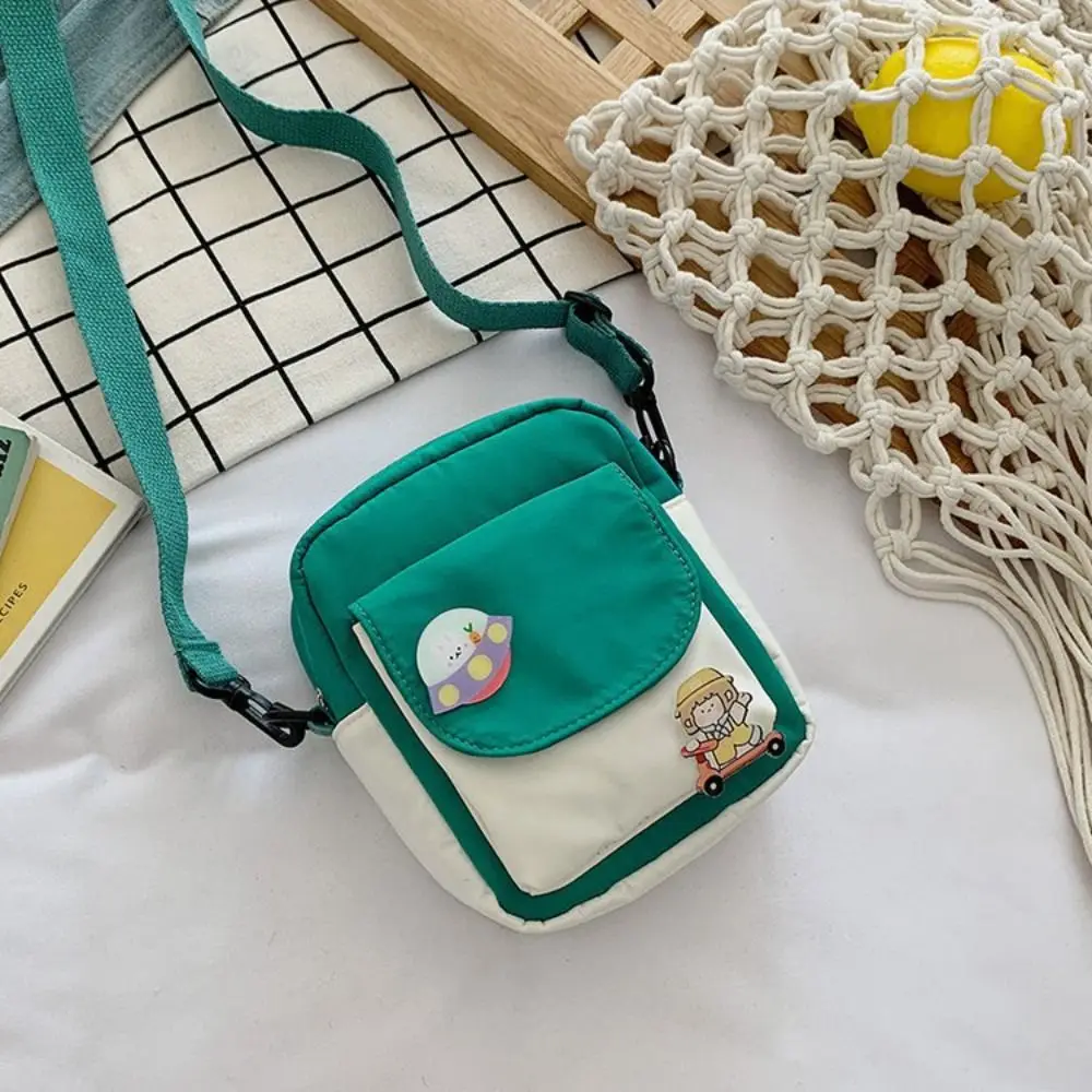 Durable Nylon Mini Shoulder Bags Cute Small Satchel Handbags Little Girls