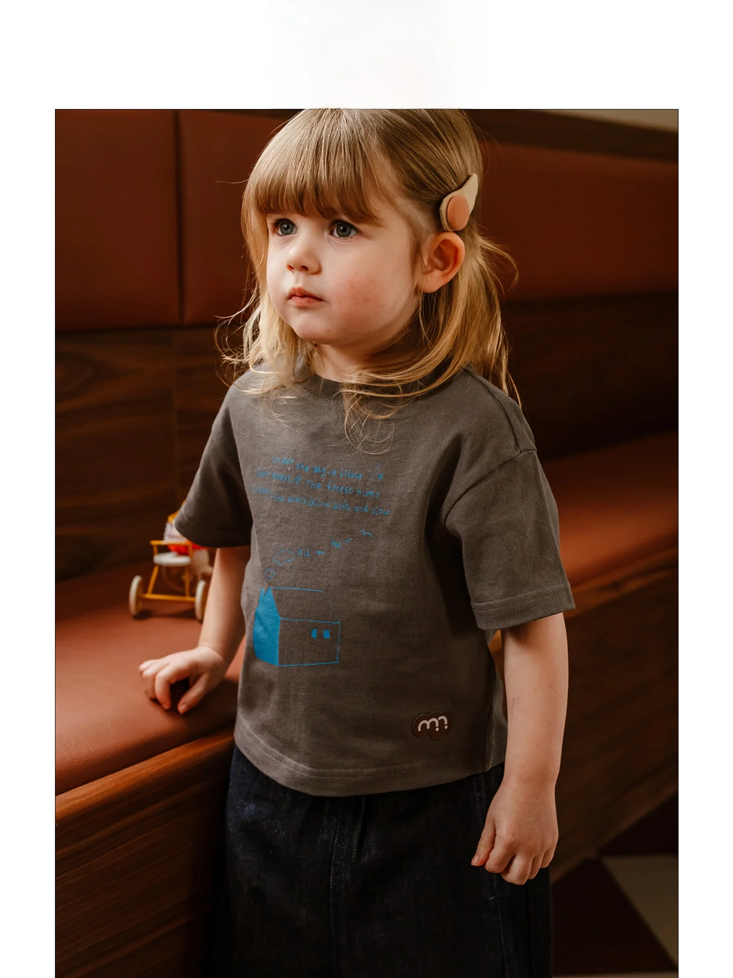 summer-new-loose-cotton-round-neck-short-sleeve-t-shirt-for-boys-and-girls-skin-friendly-linen-sensation-print-design-baby-cl
