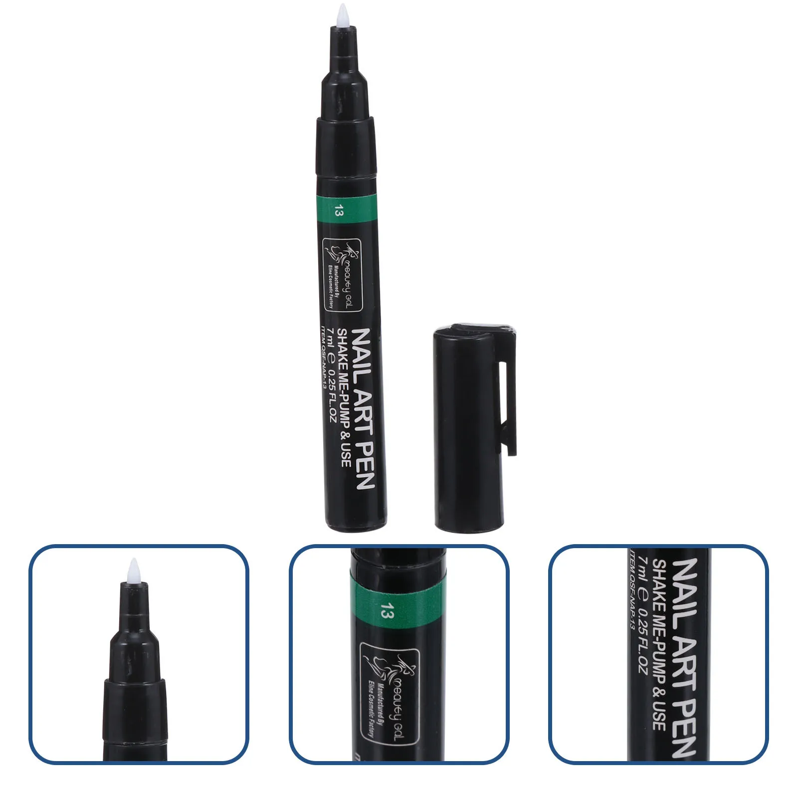 

1Pcs 3D Nail Art Pen High Quality Practical Manicure Tool Compact Nail Drawing Pen DIY Accessory Manicure Tool